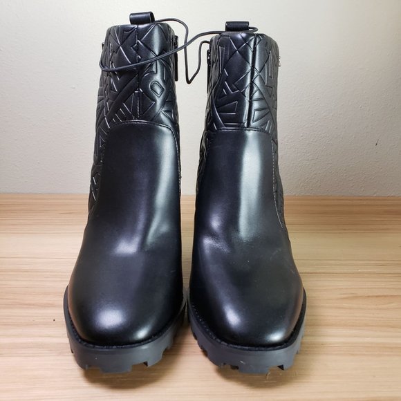 Karl Lagerfeld Black Ankle Boots - Picture 4 of 9